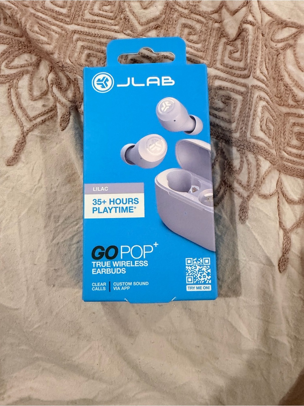 JLab GO POP+ True Wireless Earbuds — Lilac